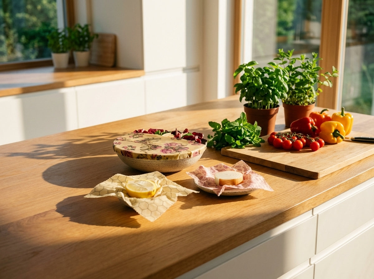 Wrap, Rinse, Repeat: Cut Kitchen Plastic with Reusable Beeswax Wraps