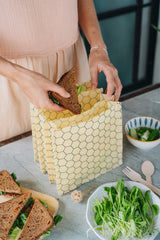 Beeswax Lunch Bag - Triple - Classic