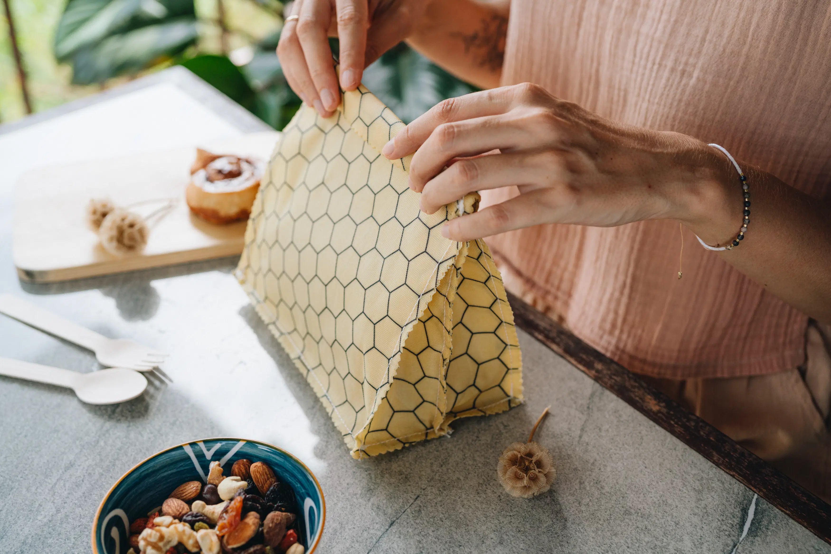 Beeswax Lunch Bag - Double - Classic