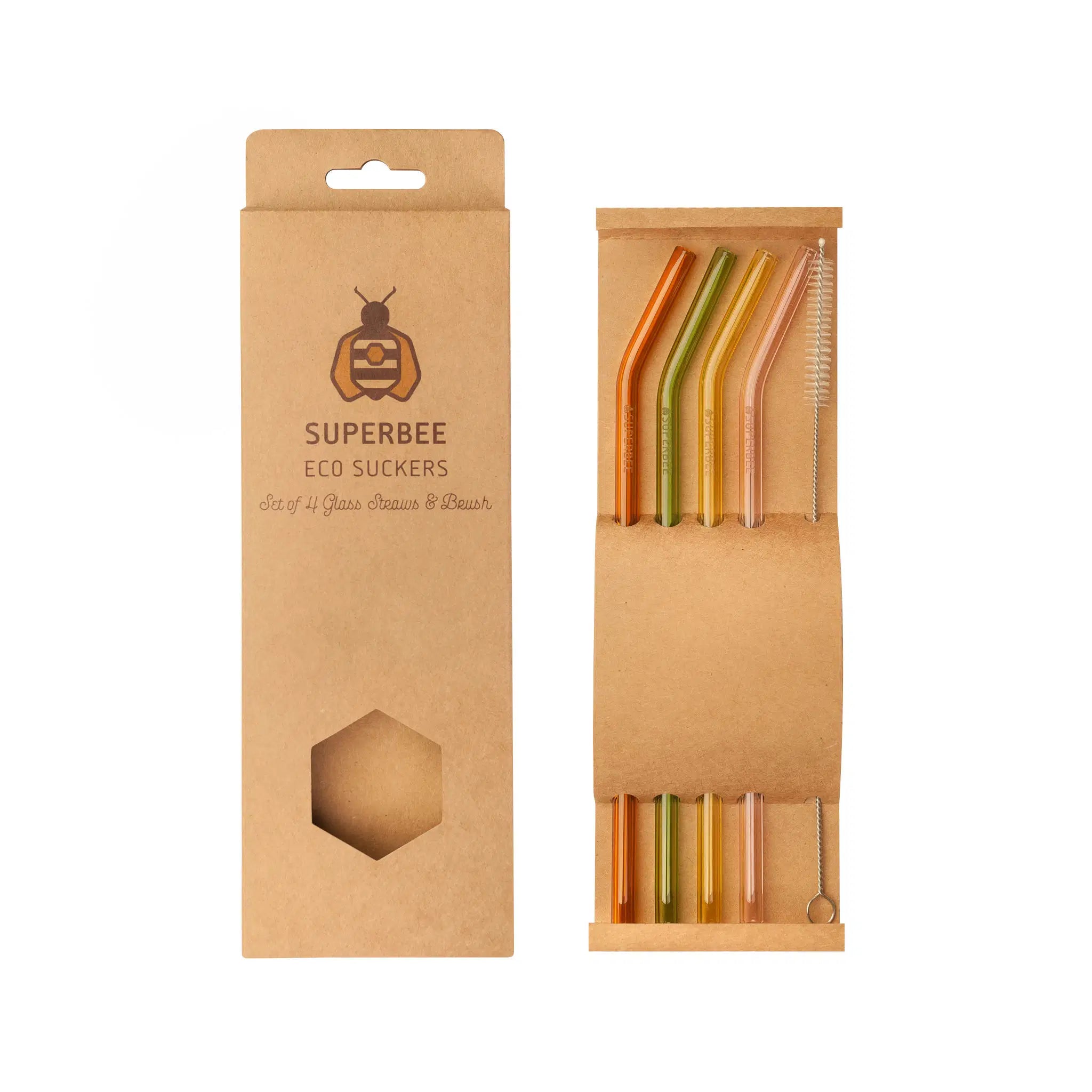 Glass Straws Ctn x7