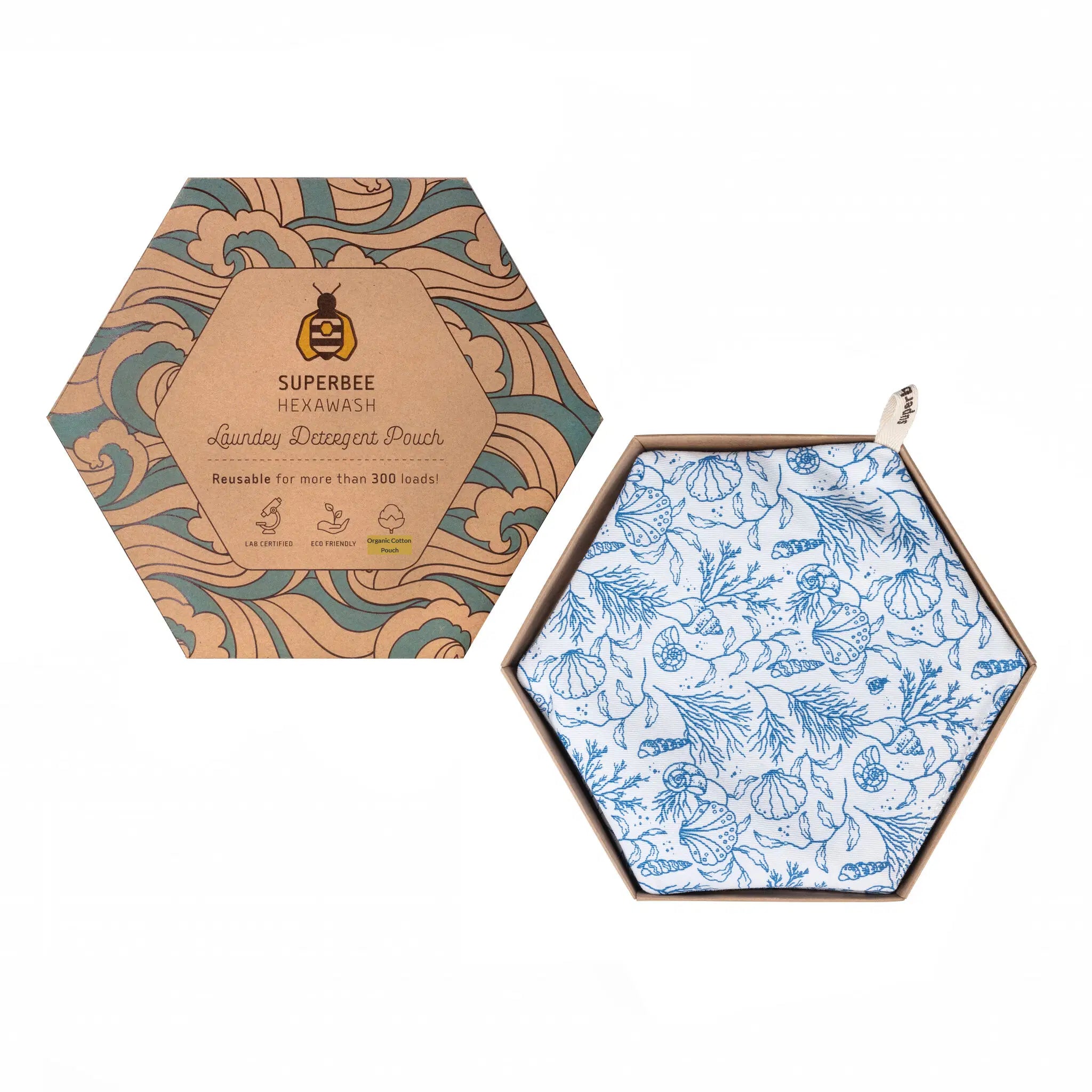 Hexawash Magnesium Laundry Pouch - Sea Floor