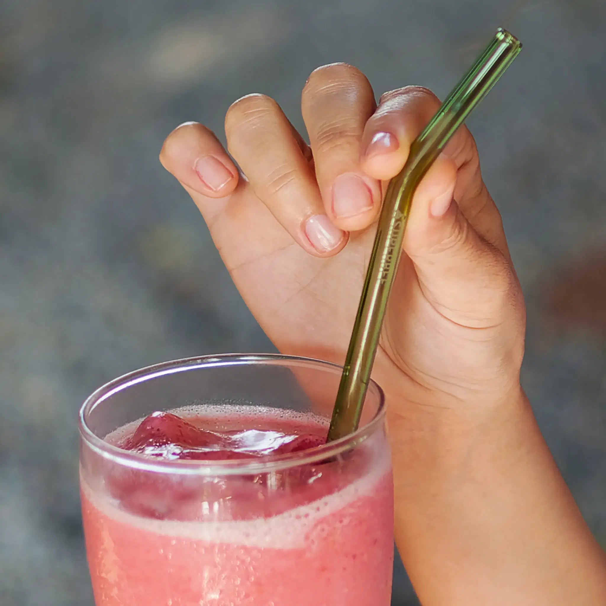 Glass Straws Ctn x7